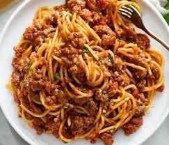 Spaghetti and Meat Sauce